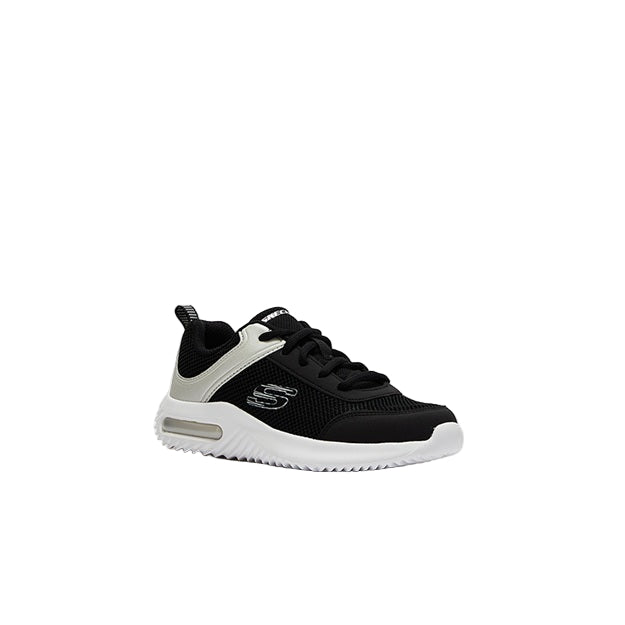 SKECHERS BKSL5 BOUNDER-TECH BLACK SILVER