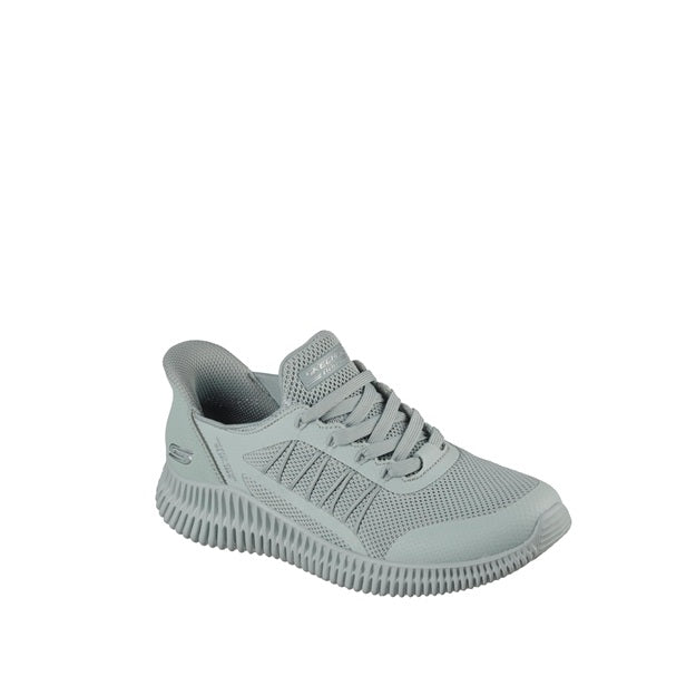 SKECHERS BOBS GEO SLT6.5 SILVER TAN W