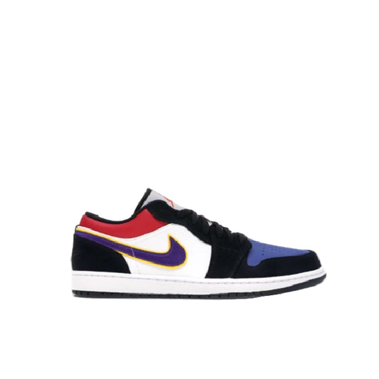 NIKE AIR JORDAN 1 LOW BLUE-BLCK-VIO M-F