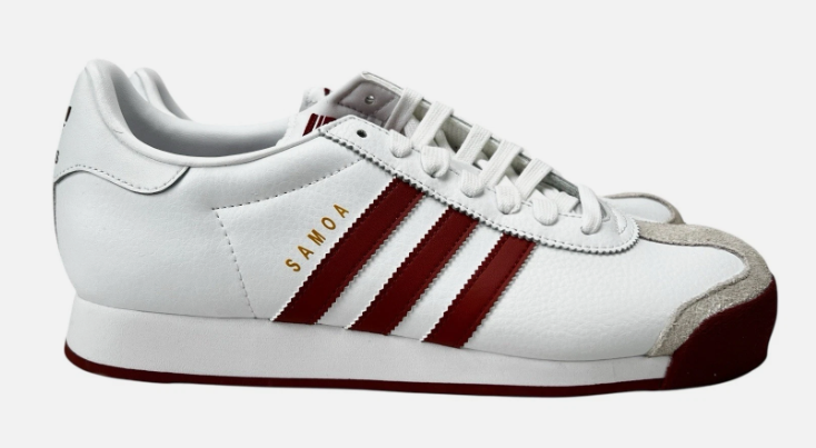 JQ0045 SAMOA WHITE/MAROON