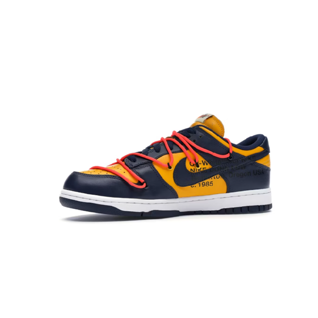 NIKE DUNK LOW LTHR YELLOW M