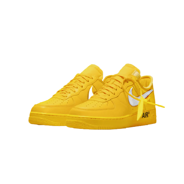 NIKE AIRFORCE 107 OFF WHITE YELLOW M-F