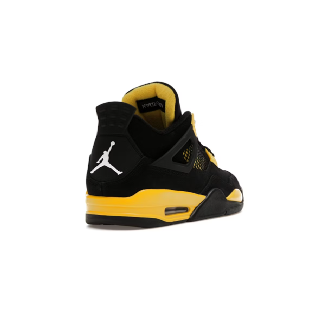 NIKE AIR JORDAN 4 RETRO BLACK-YELLOW M-F