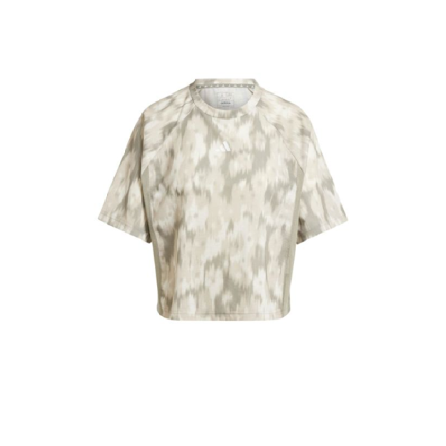 ADIDAS AOP FLOWER TEE OLIVE