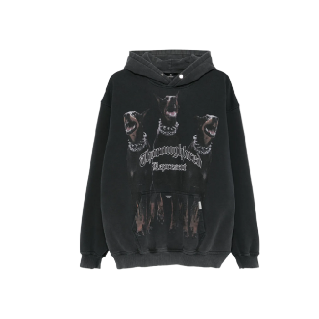 REPRESENT HOODIES BLACK