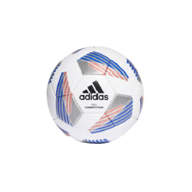 ADIDAS WHITE/BLUE FOOT BALL