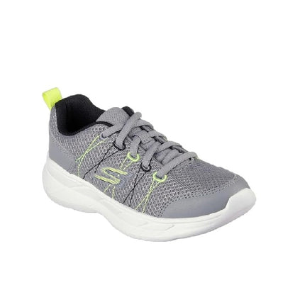 SKECHERS GYYL5 SNAP SPRINT 2.0 GRAY YELLOW