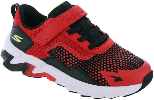 RDBK5 SKECHERS ELITE SPORT TREAD RED BLACK