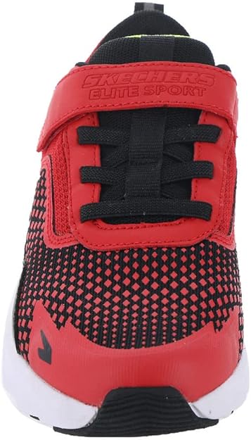 RDBK5 SKECHERS ELITE SPORT TREAD RED BLACK