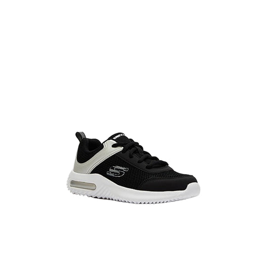 SKECHERS BKSL5 BOUNDER-TECH BLACK SILVER