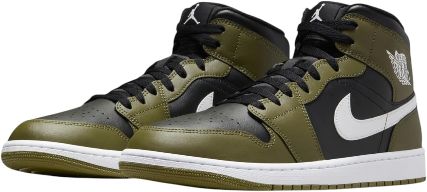 AIR JORDAN 1 MID DQ8426 092 OLIVE/BLACK