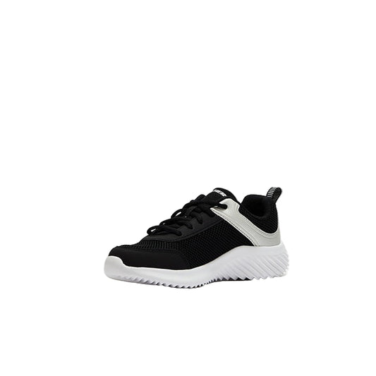 SKECHERS BKSL5 BOUNDER-TECH BLACK SILVER