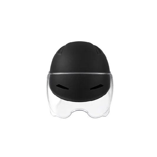 HELMET W/FACE-COVER BLACK