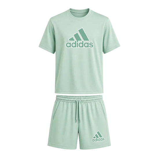 ADIDAS SET TSHIRT/SHORT GREEN