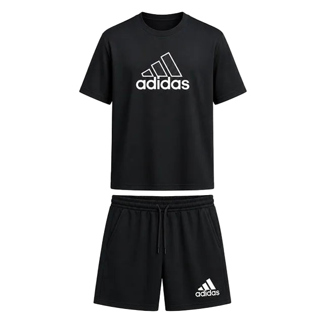 ADIDAS SET TSHIRT/SHORT BLACK