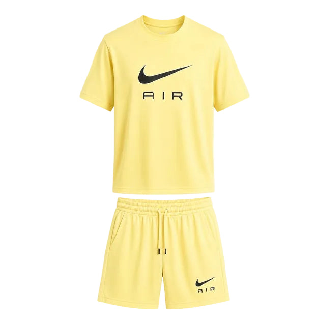NIKE AIR SET TSHIRT/SHORT CREAM