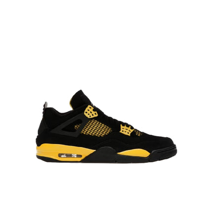 NIKE AIR JORDAN 4 RETRO BLACK-YELLOW M-F