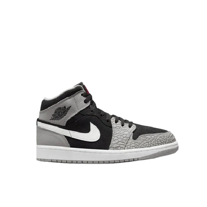 NIKE AIR JORDAN 1 MID BLACK-WHITE M