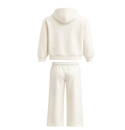 ALO SET HOODIE WHITE