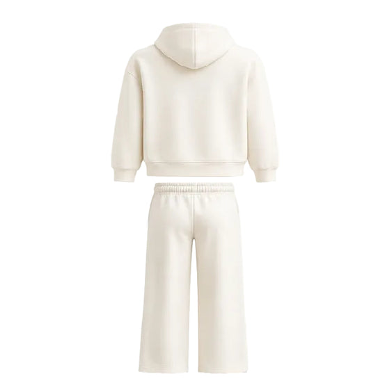ALO SET HOODIE WHITE