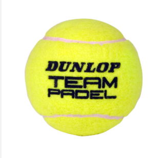 601385 Dunlop Team Padel Balls (3 Pcs)