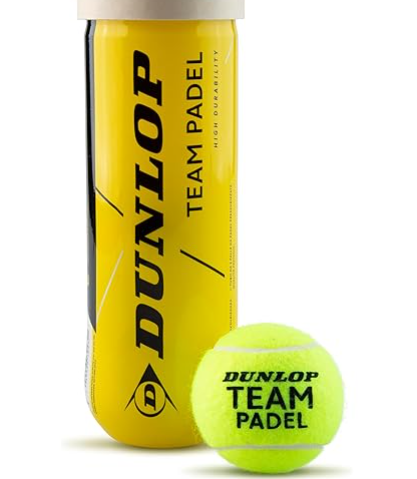 601385 Dunlop Team Padel Balls (3 Pcs)