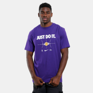 FQ6282-504 PURPLE/PURPLE  LAKERS TSHIRT PURPLE