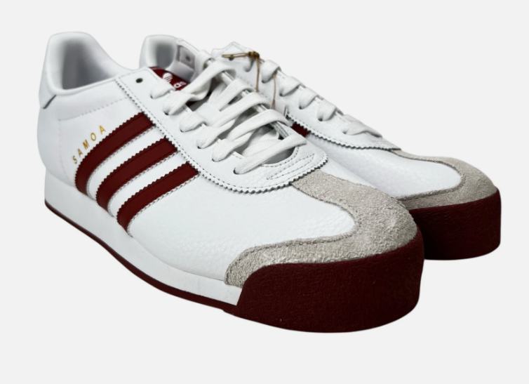 JQ0045 SAMOA WHITE/MAROON