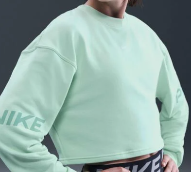 Loose Crew-Neck French Terry Sweatshirt