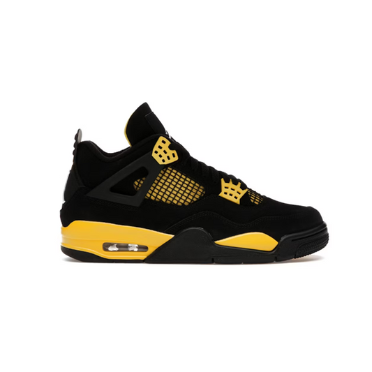 NIKE AIR JORDAN 4 RETRO BLACK-YELLOW