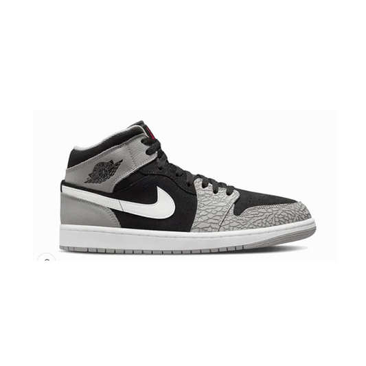 NIKE AIR JORDAN 1 MID BLACK-WHITE