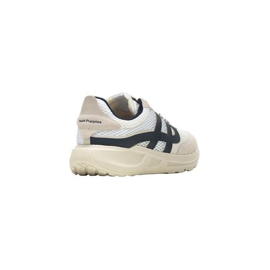 HUSH PUPPIES   SEVENTY 8 RUNNER WHITE/TEXTILE