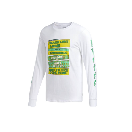 ADIDAS ISLAND LONG SLEEVE WHITE
