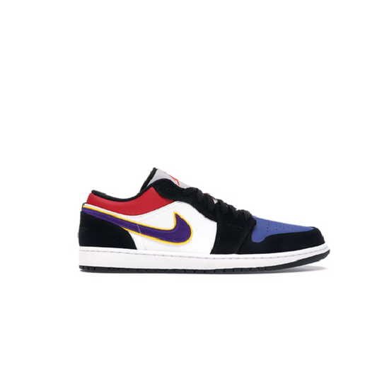 NIKE AIR JORDAN 1 LOW BLUE-BLCK-VIO