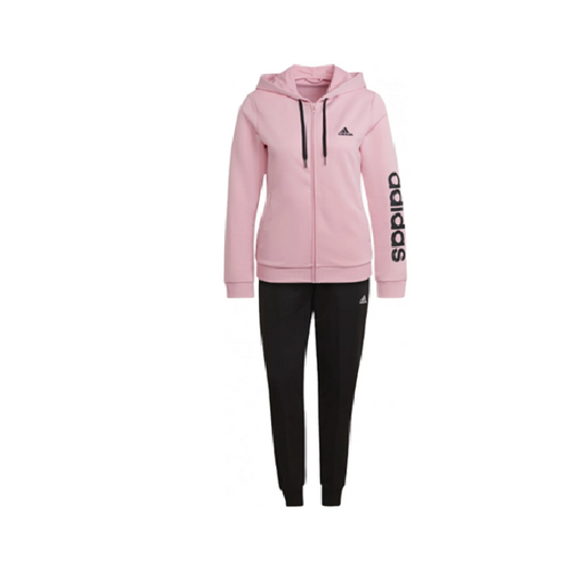 ADIDAS W LIN HOODIE TS SET PINK