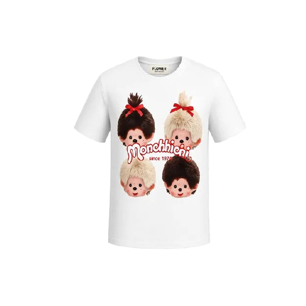 FLOWER TSHIRT MONCHICHI WHITE