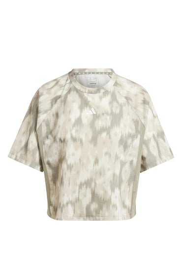 IK5466 AOP FLOWER TEE OLIVE